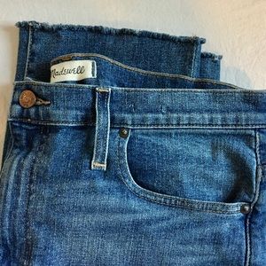 MADEWELL Petite High-Rise Slim Boyjean Frisco Wash